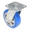 Vestil Polyurethane Precision Ball Bearing Swivel Caster 6 In. x 2 In. 661 lb Blue/Gray CST-PB-6X2PUA-S - alternate 2
